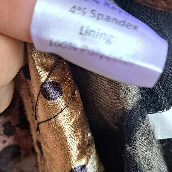 The Pyramid Collection Y2K Mixed Print Asymmetric Hemline Velvet Sheer Polkadot - Picture 9 of 11